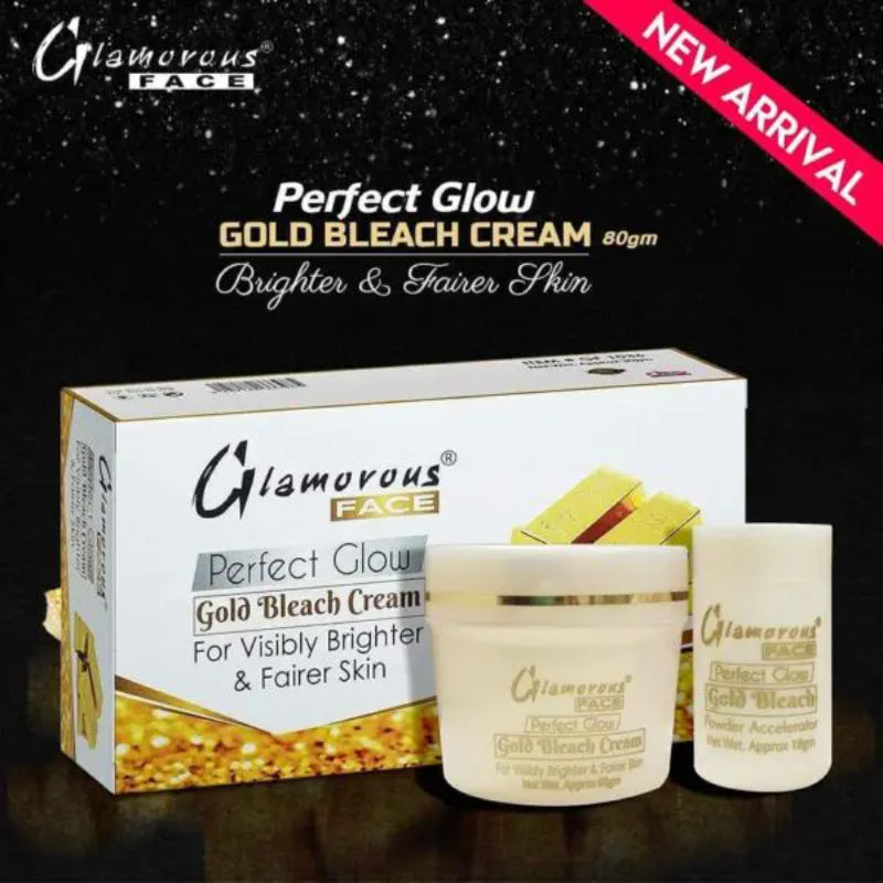 Glamorous Face Perfect Glow Gold Bleach Cream (Large)