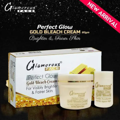 Glamorous Face Perfect Glow Gold Bleach Cream (Large)
