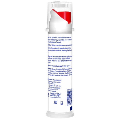 Colgate Cool Stripe Toothpaste Pump 100ml Refreshing Mint & Cavity Protection
