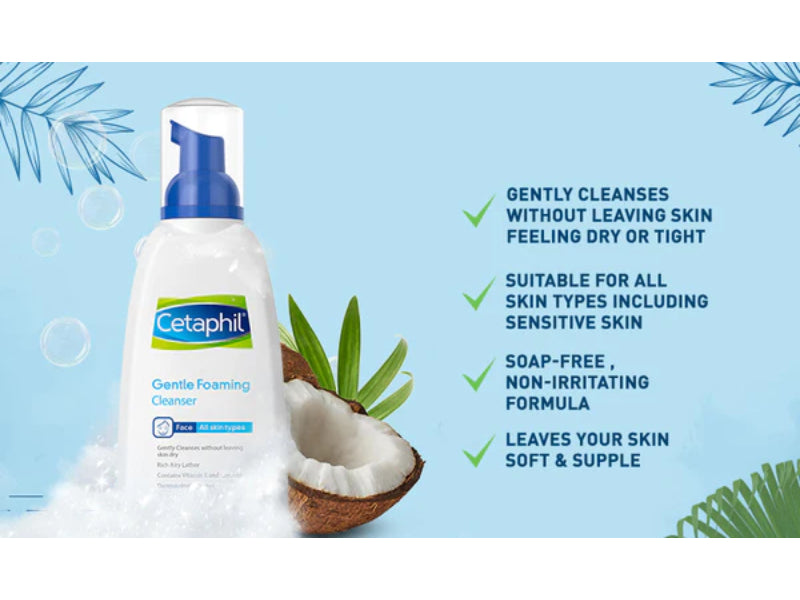 Cetaphil Gentle Foaming Cleanser All Skin Types - 236ml