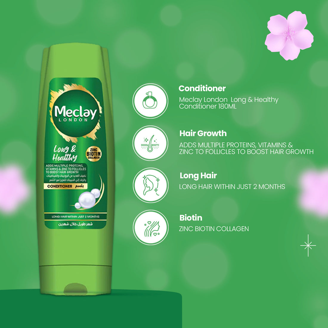 Meclay London Long & Healthy Conditioner 350ml