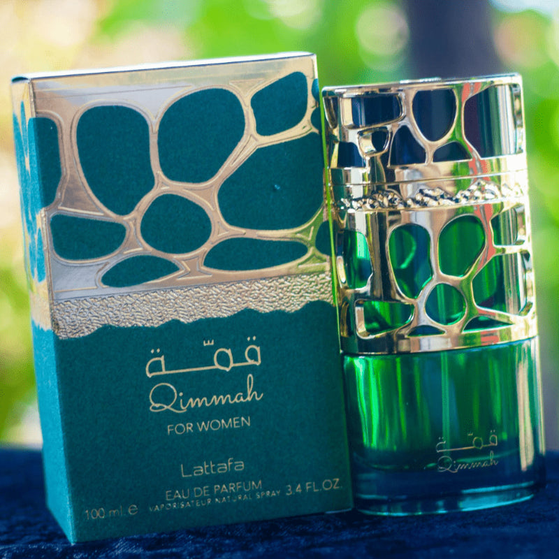 Lattafa Qimmah Eau de Parfum 100ml - Long Lasting Original Elegant Floral Fruity Fragrance for Women