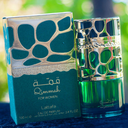 Lattafa Qimmah Eau de Parfum 100ml - Long Lasting Original Elegant Floral Fruity Fragrance for Women