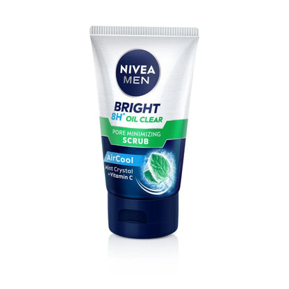 Nivea Men Bright Oil Clear Pore Minimizing Scrub 100ml
