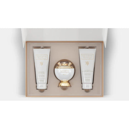 Afnan Souvenir Floral Bouquet Gift Set, EDP 100ml / Shower gel 100ml / Natural Body Lotion 100ml