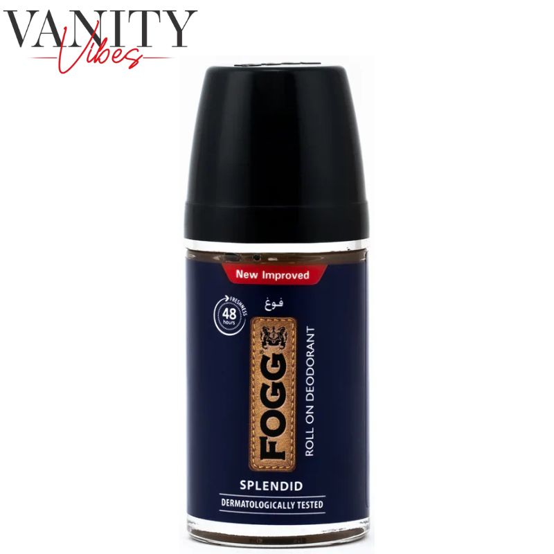 Fogg Splendid Roll-On Deodorant 50ml New & Improved Long-Lasting Freshness