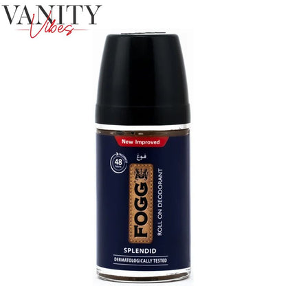 Fogg Splendid Roll-On Deodorant 50ml New & Improved Long-Lasting Freshness