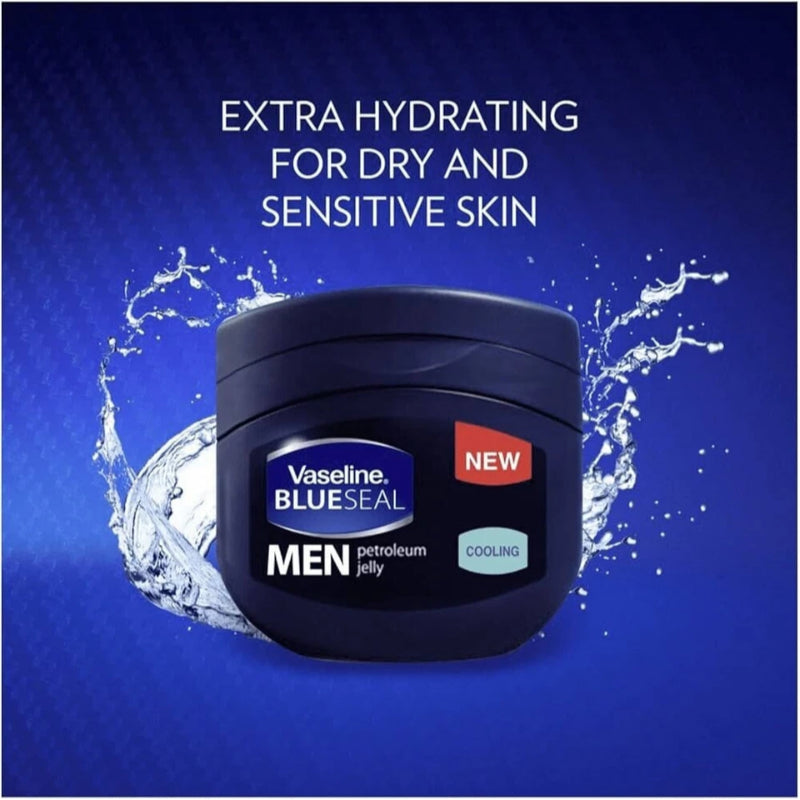 Vaseline Blue Seal Men Petroleum Jelly Cooling 100ml