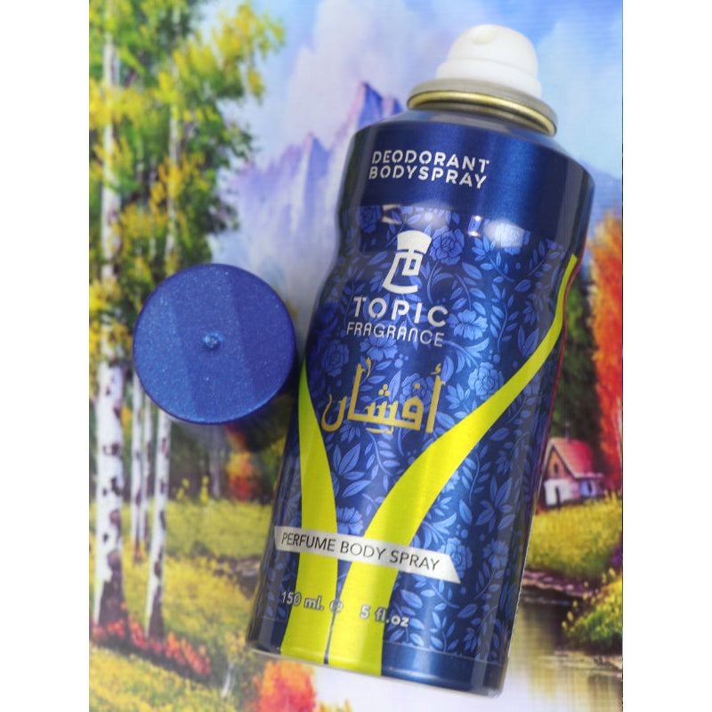 Topic Fragrance Afshan Perfume Body Spray 150ml Long-Lasting Elegant Scent