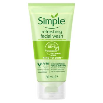 Simple Kind to Skin Facial Wash Refreshing 50ml uk