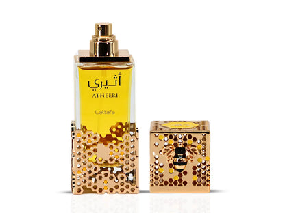 Lattafa Atheeri Eau de Parfum 100ml - Long Lasting Original Floral Gourmand Unisex Fragrance for Men & Women