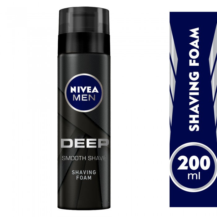 Nivea Men Deep Smooth Shave Shaving Foam 200ml