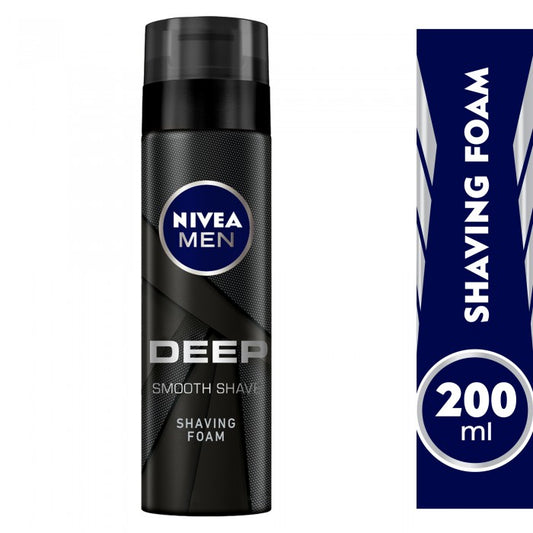 Nivea Men Deep Smooth Shave Shaving Foam 200ml