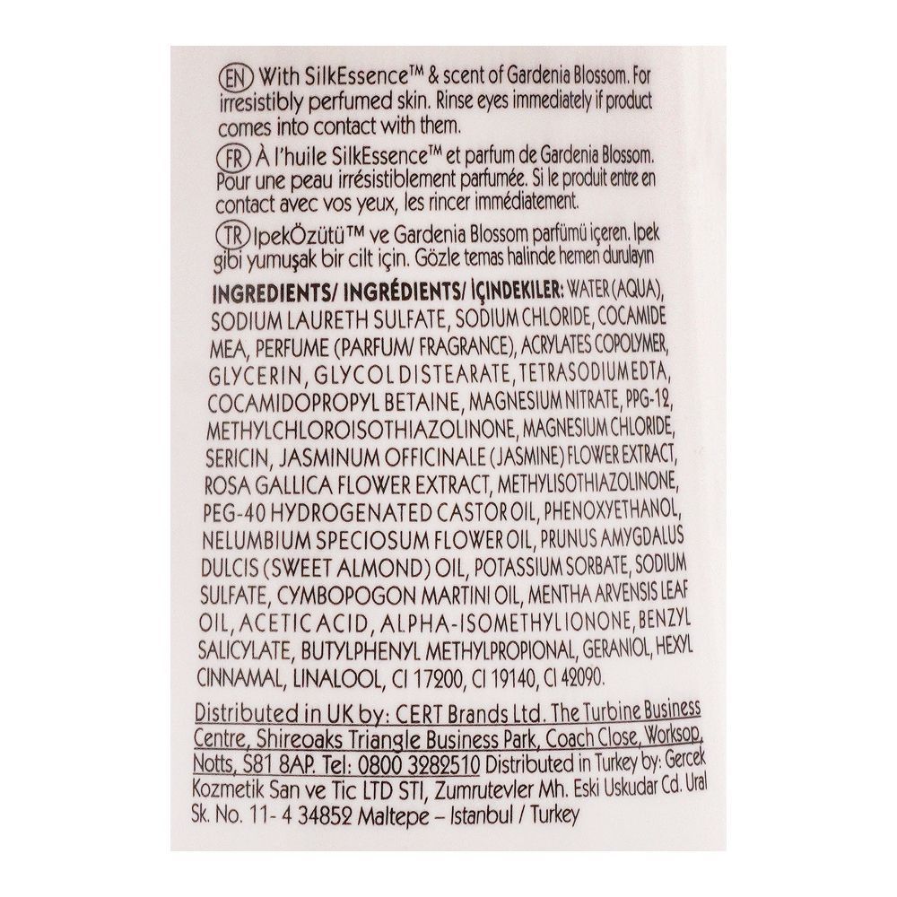 Lux Silk Sensation Softening Shower Gel 250ml - Gentle Body Wash for Smooth, Soft & Radiant Skin with Long Lasting Fragrance