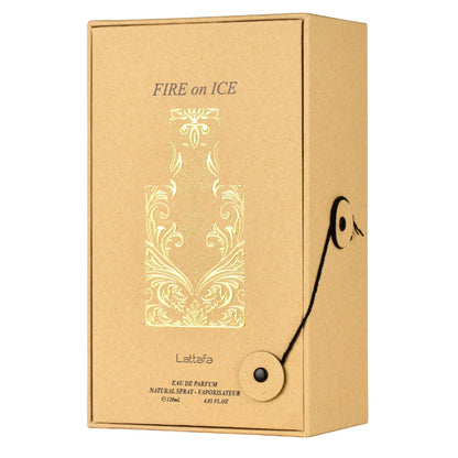 Fire On Ice by Lattafa Eau de Parfum 120ml - Long Lasting Fresh Unisex Fragrance for Men & Women