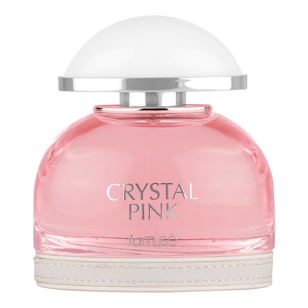La Muse Crystal Pink Eau de Parfum 100ml - Long Lasting Original Floral & Fruity Feminine Fragrance for Women
