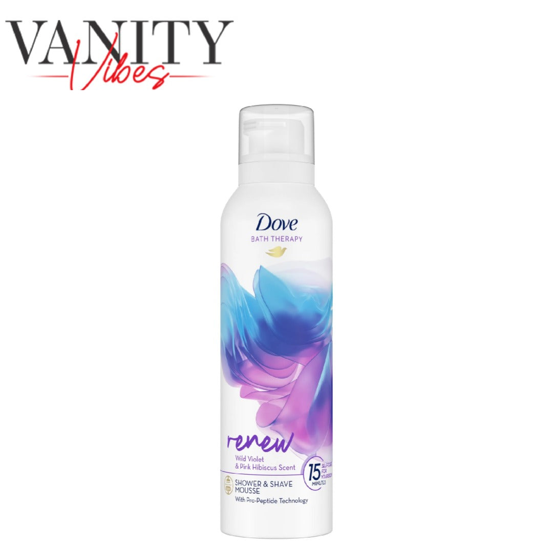 Dove Renew Shower & Shave Mousse Wild Violet & Pink Hibiscus 200ml