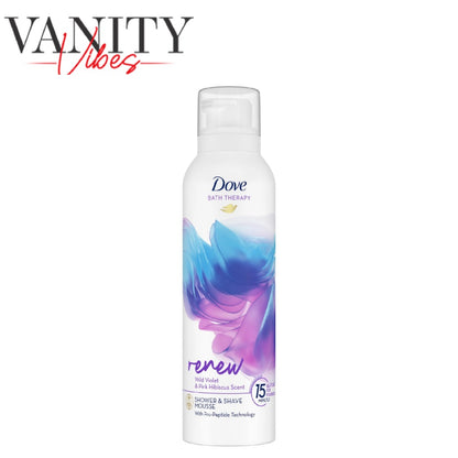 Dove Renew Shower & Shave Mousse Wild Violet & Pink Hibiscus 200ml