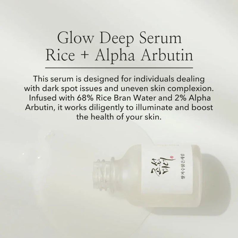 Beauty of Joseon Glow Deep Serum with Rice + Alpha Arbutin 30 ml Brightening & Dark Spot Correction (K Beauty)