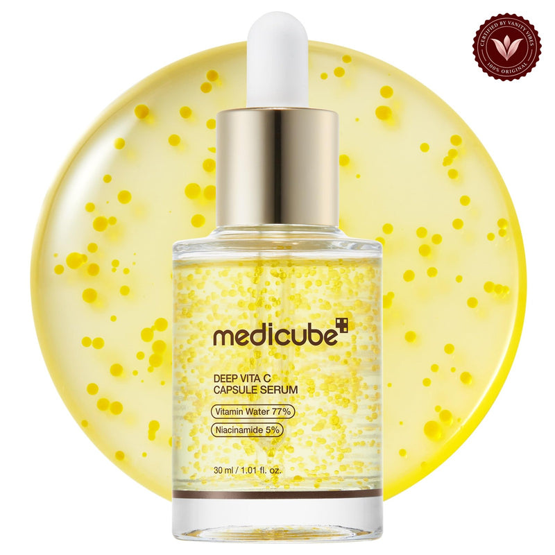 Medicube Deep Vita C Capsule Serum 30ml additional product photo with Vanity Vibes badge
