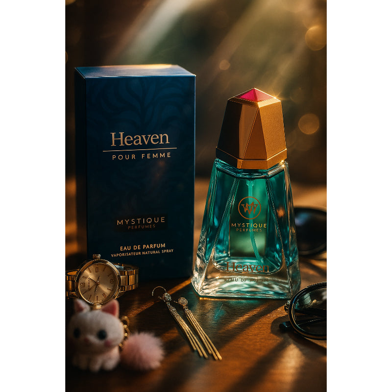 Heaven Pour Femme EDP by Mystique Perfumes 50ml Long-Lasting Elegant & Floral Fragrance