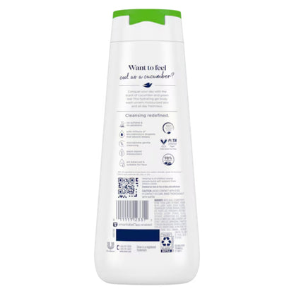 Dove Refreshing Cucumber & Green Tea Scent Body Wash 20 fl oz-591ml