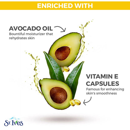 St. Ives Hydrating Vitamin E & Avocado Body Lotion Paraben Free 621ml