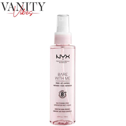 NYX Professional Makeup Bare With Me Multitasking Setting Spray 130ml Long-Lasting Makeup & Refreshing Finish