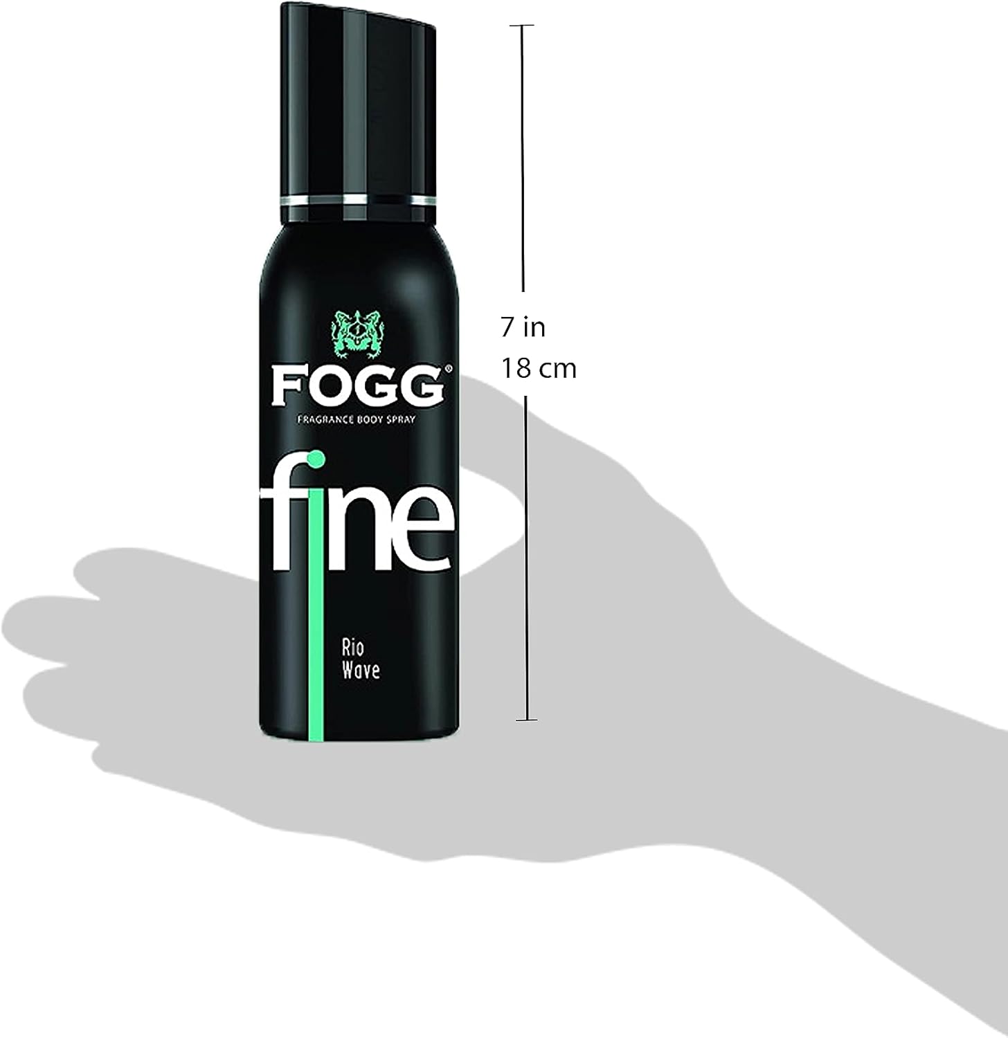 FOGG Fine Rio Wave Body Spray 120ml - Long Lasting Fresh Aquatic Masculine Fragrance Deodorant Spray for Men Daily Wear
