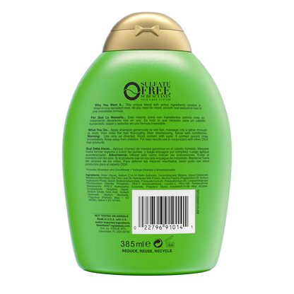 Ogx Hydrating + Teatree Mint Shampoo 385ml