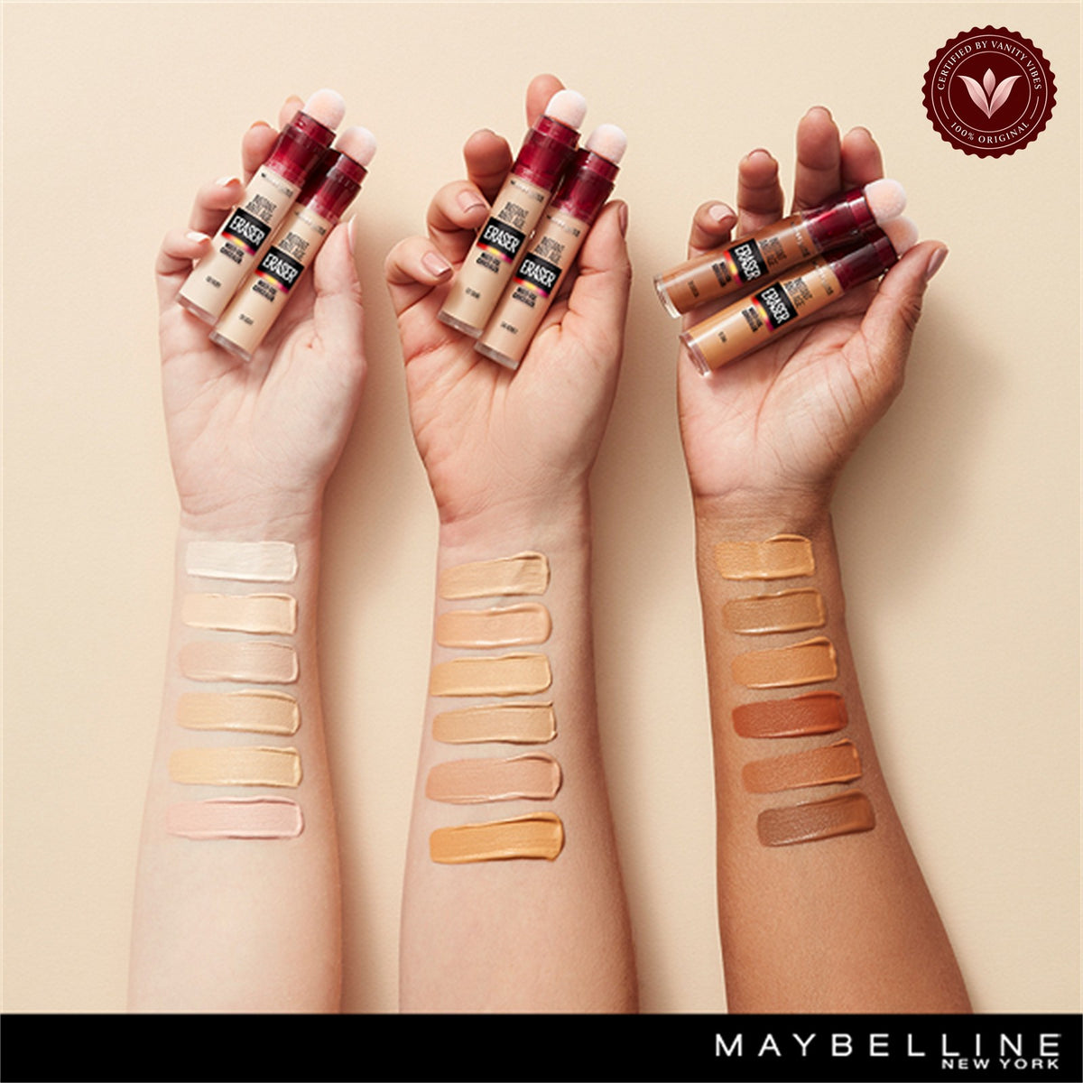 Maybelline Instant Age Rewind Eraser Multi-Use Concealer 6ml additional product photo with Vanity Vibes badge