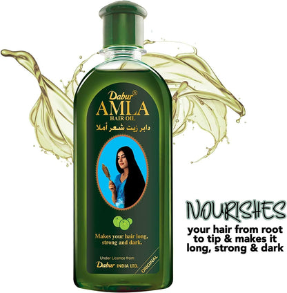 Dabur Amla Hair Oil 300ml Strong & Long Hair Nourishment Formula