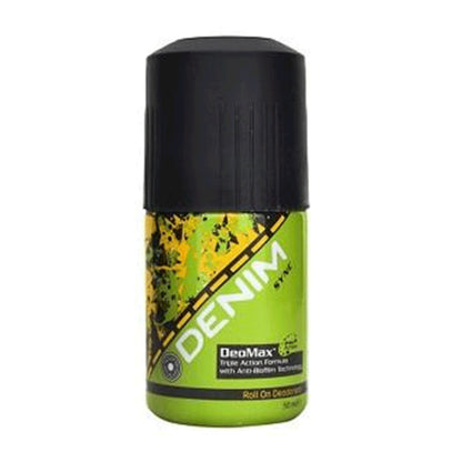 Denim Sync Deo Roll-On Deodorant 50ml Long-Lasting Freshness & Odor Protection
