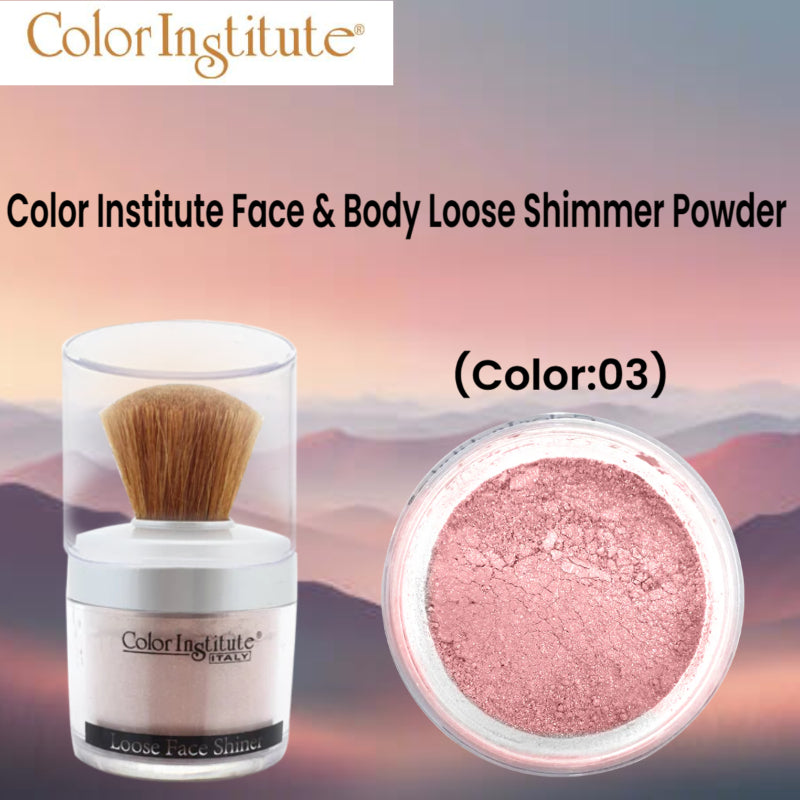 Color Institute Face & Body Loose Shimmer Powder (Color:03)