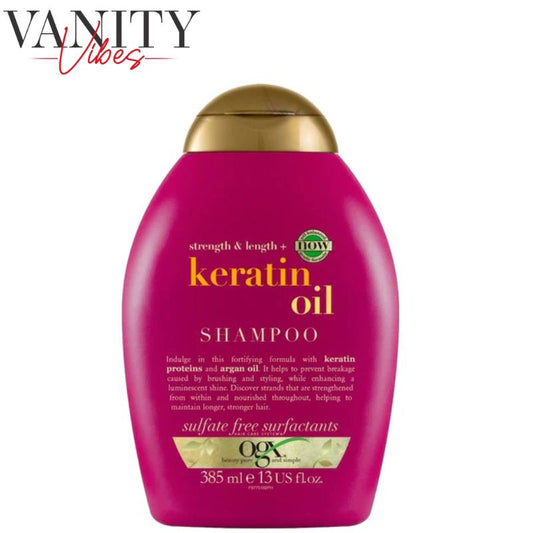 OGX Strength & Length + Keratin Oil Shampoo 385ml
