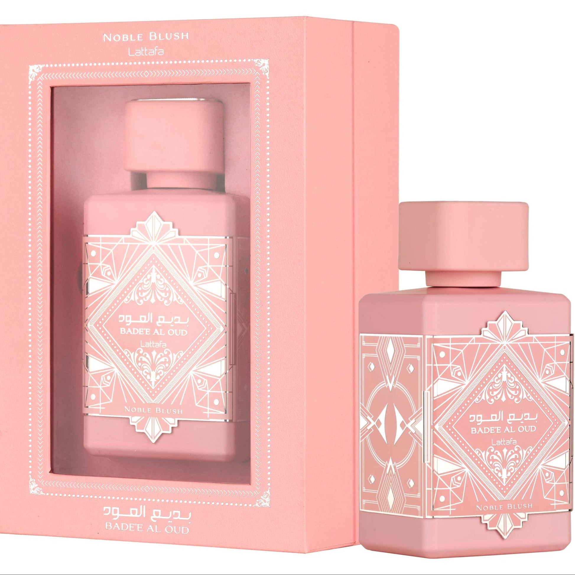 Lattafa Badee Al Oud Noble Blush Pink Eau De Parfum 100ml – Long Lasting Floral Fragrance for Women