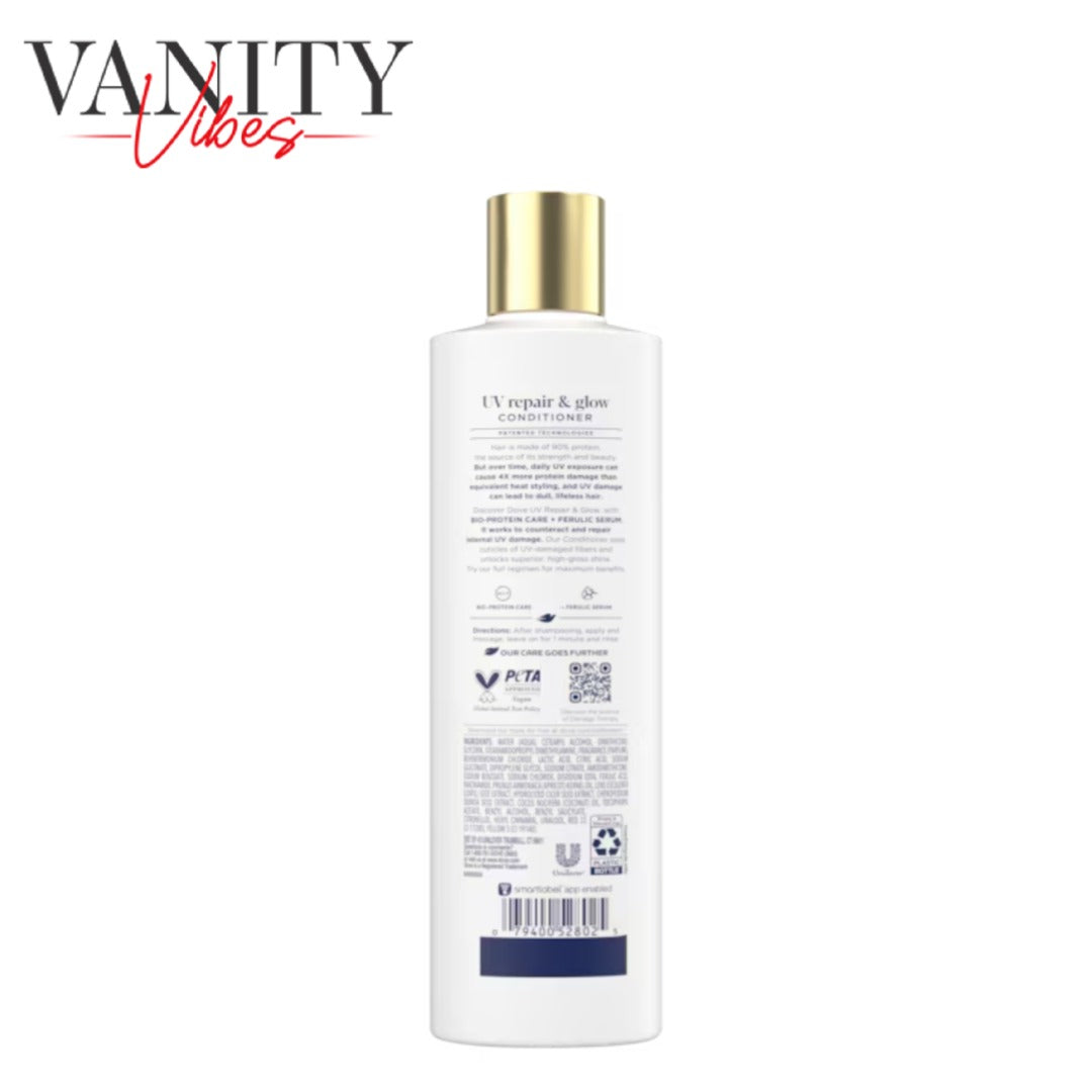Dove Damage Therapy UV Repair & Glow Bio-Protein Care + Ferulic Serum Conditioner 355ml (USA)