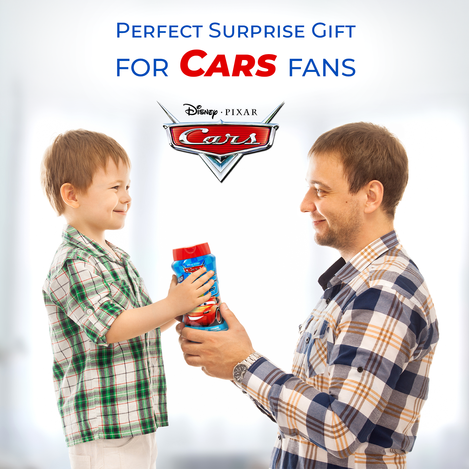 Lorenay Disney Cars 95 2-in-1 Bubble Bath & Shampoo 475ml - Gentle Kids Hair & Body Wash for Soft Cleansing, Fun Bath Experie