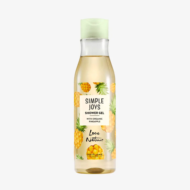Oriflame Cosmetics Orifllame Simple Joys Shower Gel Pineapple Love Nature 250ml