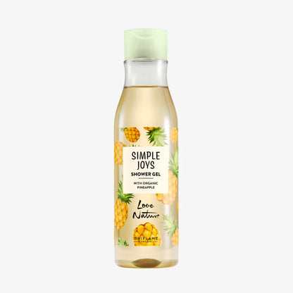 Oriflame Cosmetics Orifllame Simple Joys Shower Gel Pineapple Love Nature 250ml