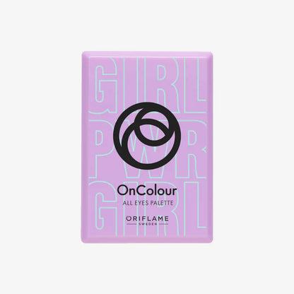 Oriflame On Color All Eyes Palette 8 colors Palette (Sugar & Spice) 4.24g