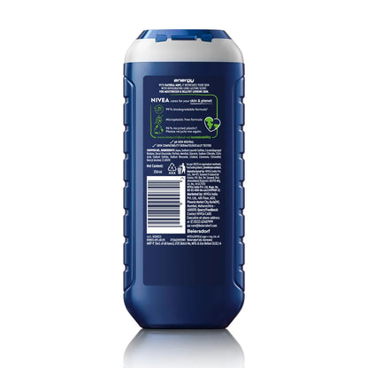 Nivea Men Energy 24H Fresh Effect 3-In-1 Shower Gel For Body, Face & Hair 250ml
