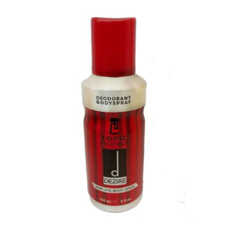 Topic Fragrance Dezire Perfume Body Spray 150ml Long-Lasting Alluring Scent