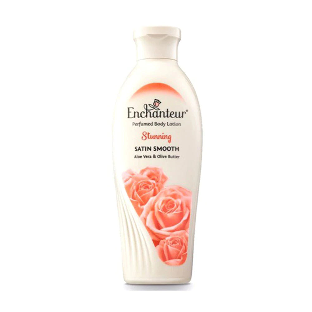 Enchanteur Stunning Perfumed Body Lotion 100ml – Deep Moisturizing Floral Fragrance Lotion for Soft, Smooth & Radiant Skin Da