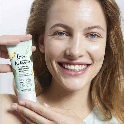 Oriflame Love Nature Hydrating Aloe vera & Pineapple Face Cream 50ml