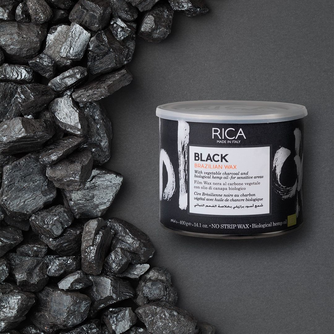 RICA Black Brazilian Wax For Bikini and Sensitive Areas 400GM