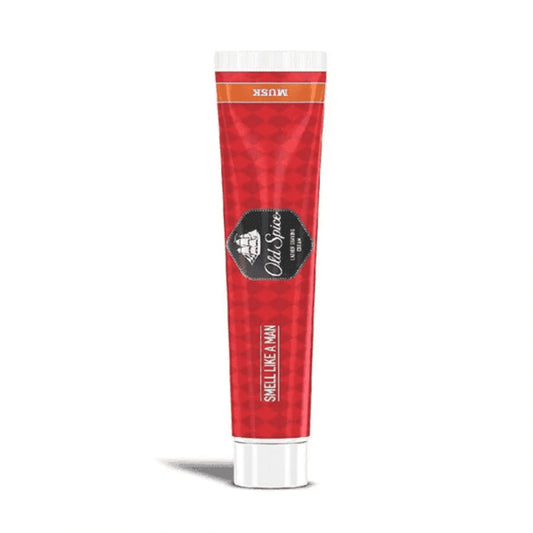 Old Spice Lather Shaving Cream with Musk Fragrance 70 g Smooth Shave & Masculine Scent