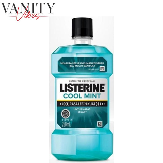 Listerine Cool Mint Antiseptic Mouthwash 250ml Germ Protection & Refreshing Breath