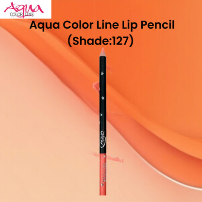 Aqua Color Line Lip Pencil (Shade:127)