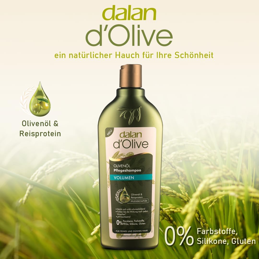 Dalan Olive Oil Nutrition Volumizing Shampoo 400ml